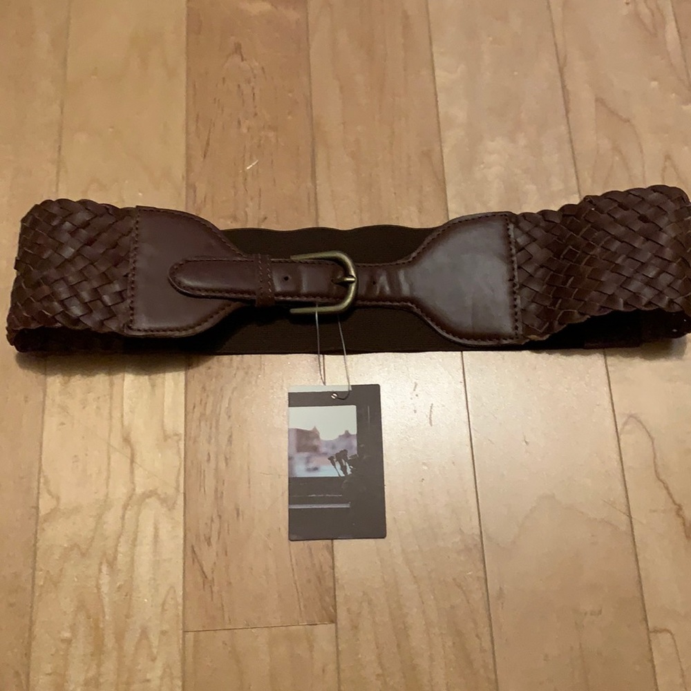 Urban Outfitters | Brown braided belt NWT